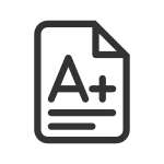 I Exam Qualification SVG Icon